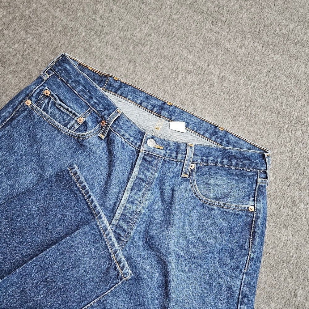 Levi's 501 XX Jeans Men 38x30 (36x30) Straight Leg Button Fly Medium Wash Denim